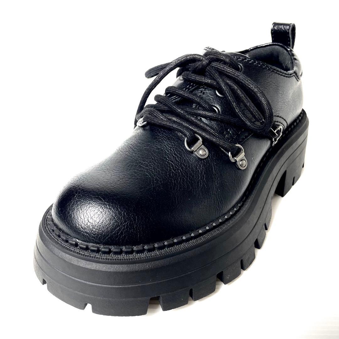 ZARA 新品 タグ付 25.5cm 39 マルチレース レースアップシューズ