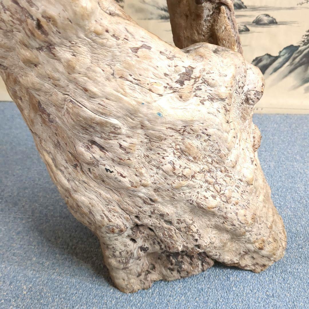 ユニークな天然木の置物 巨大オブジェ 高さ約80cm