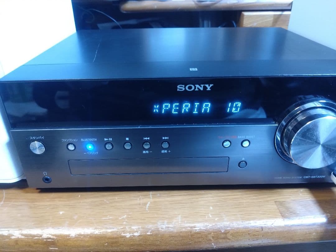 【動作確認済】SONY CMT-SBT300W Bluetooth搭載機
