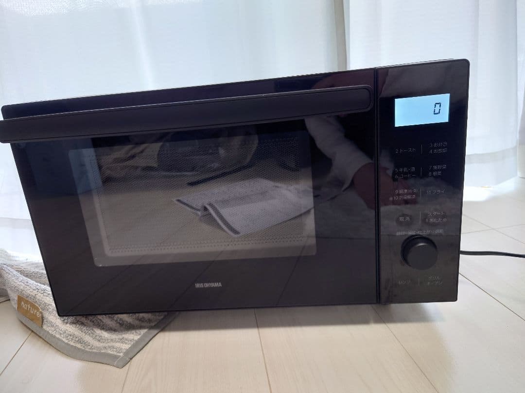 オーブンレンジ アイリスオーヤマ 2024年製　AMO-F1811-B
