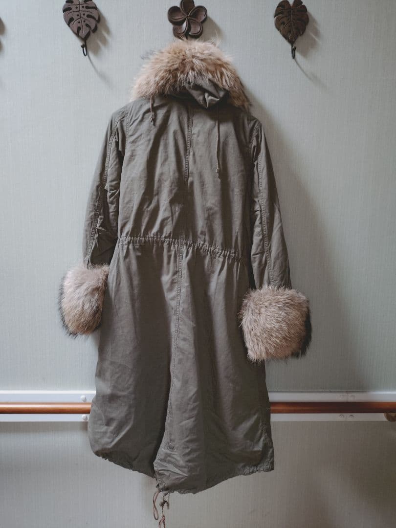 panaji スペシャルモッズコート・ロングタイプ・カーキ・y2k