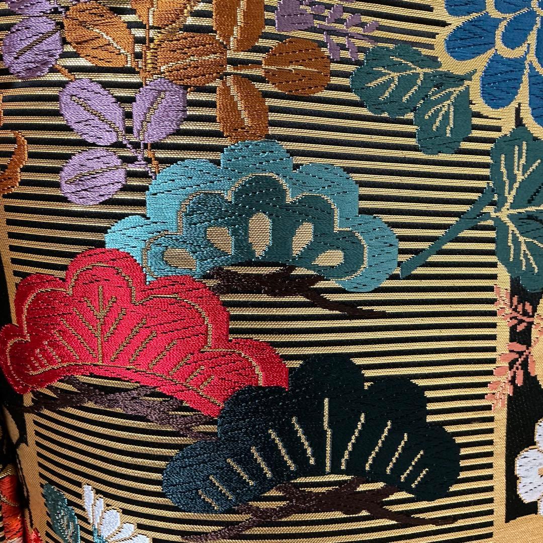 b60 正絹　色打掛　唐織　豪華　花嫁衣装　ウエディング　極美品　着物