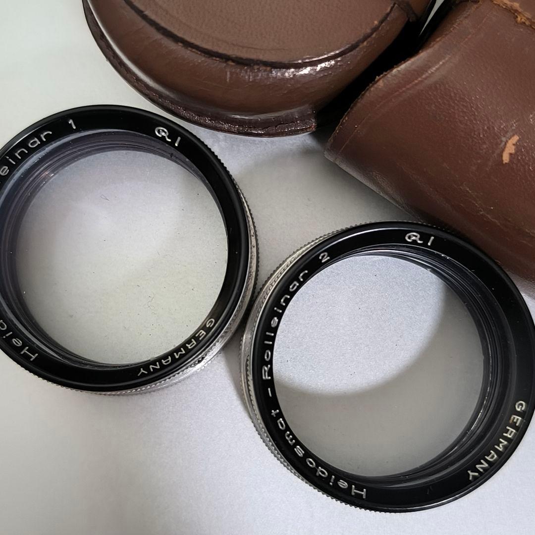 二眼レフカメラ ローライフレックス3.5Bファインダー明るい