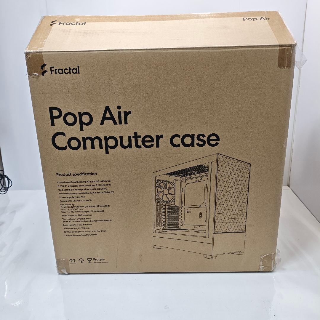 限定カラー マゼンダ Fractal Design Pop Air PCケース
