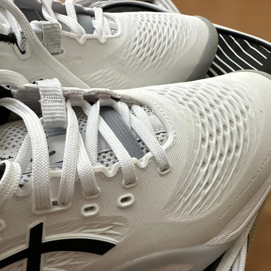 最終大幅お値下☆断捨離☆アシックスソフトテニス砂入りオムニクレー用テニスシューズ