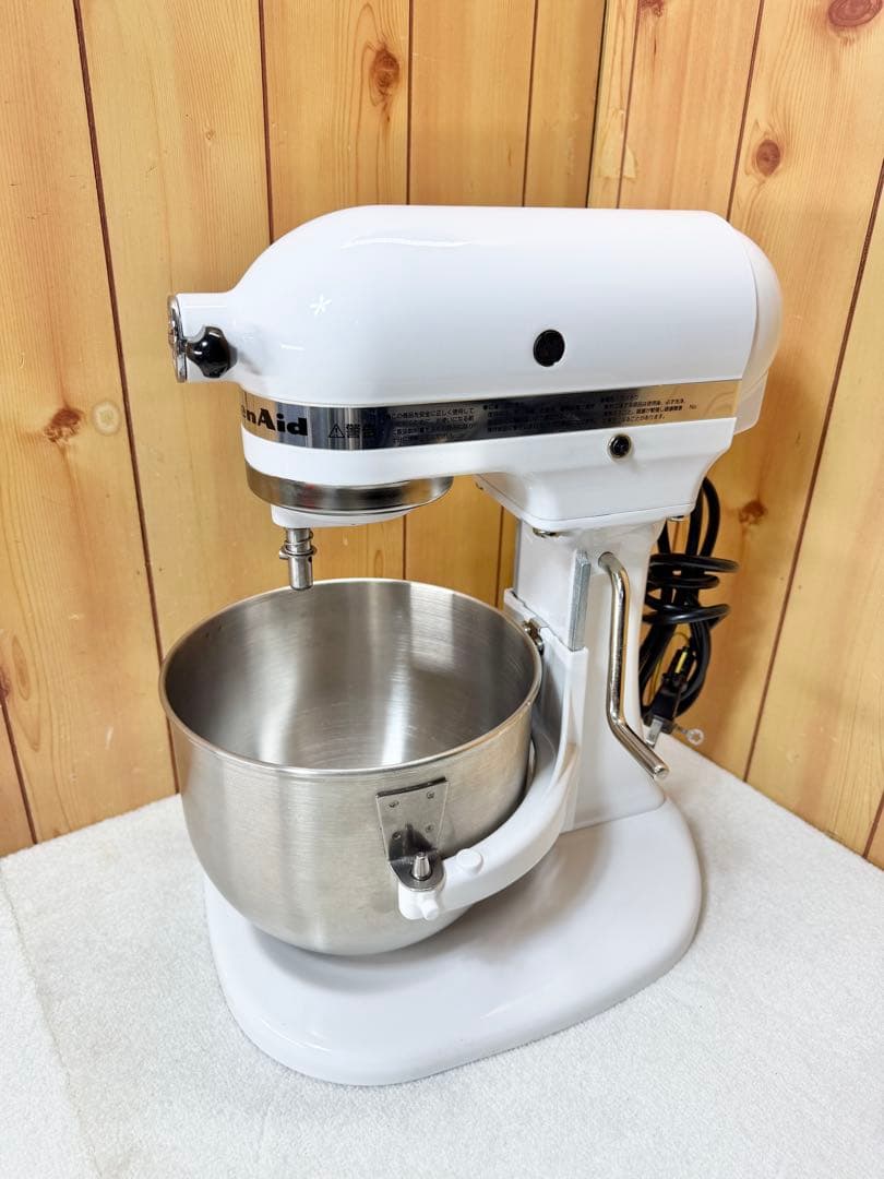 美品 キッチンエイド スタンドミキサー KSM5WH 厨房機器 業務用 ホワイト