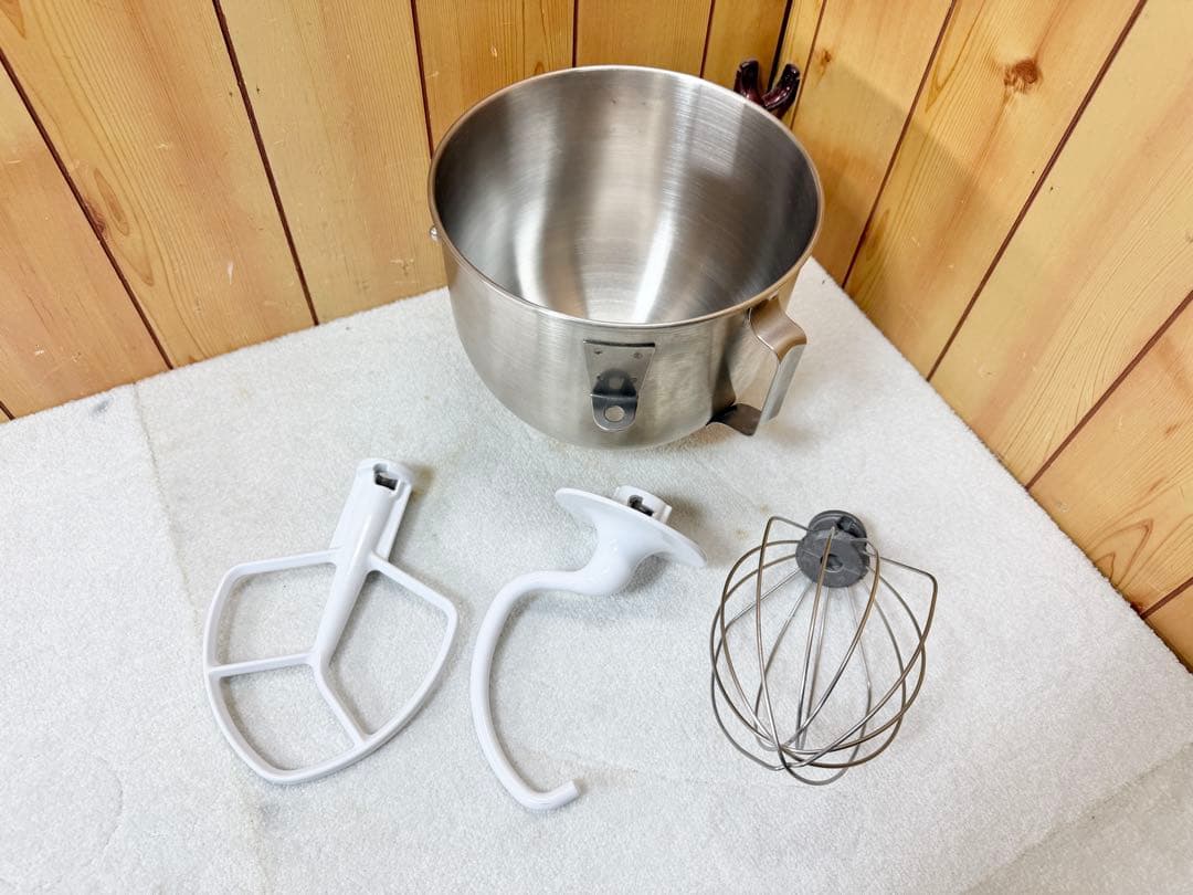 美品 キッチンエイド スタンドミキサー KSM5WH 厨房機器 業務用 ホワイト