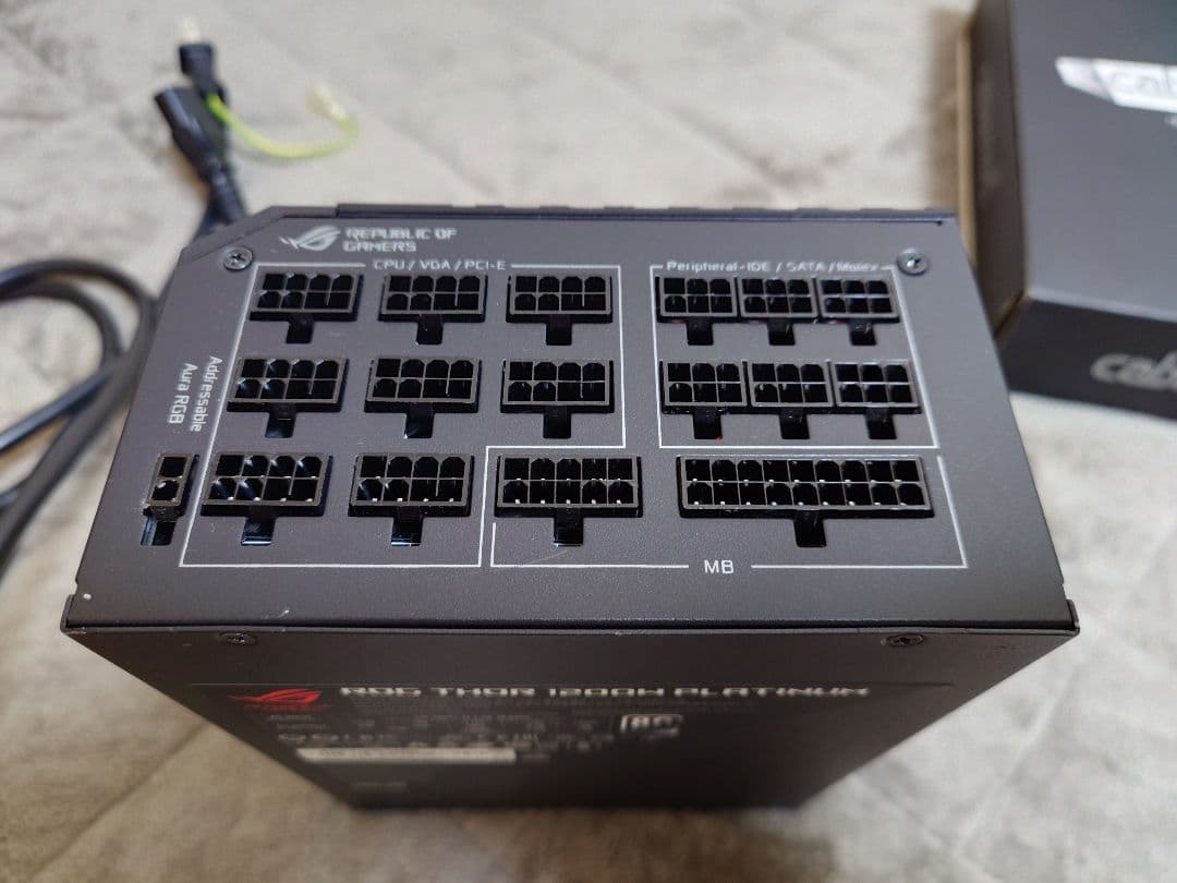 【最終値下げ】ASUS ROG Thor 1200W【極美品、説明必読】