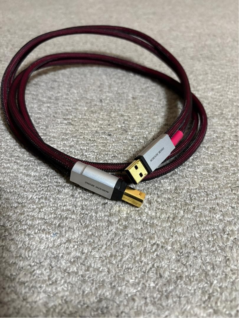 ケーブル・シールド ACOUSTIC REVIVE USB-1.0 PL-TripleC 1m