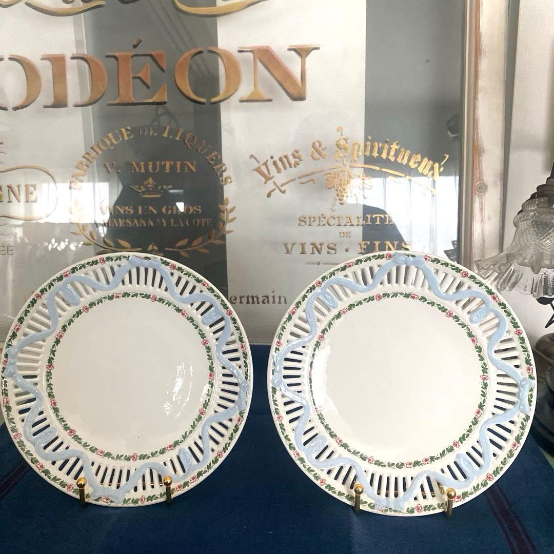 サルグミンヌ Sarregumines レース リボン　パニエプレート【A】レア