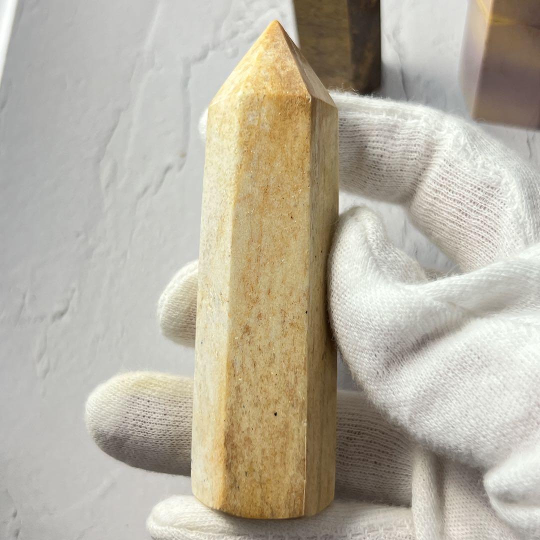 天然石 個性的なタワー4点セット