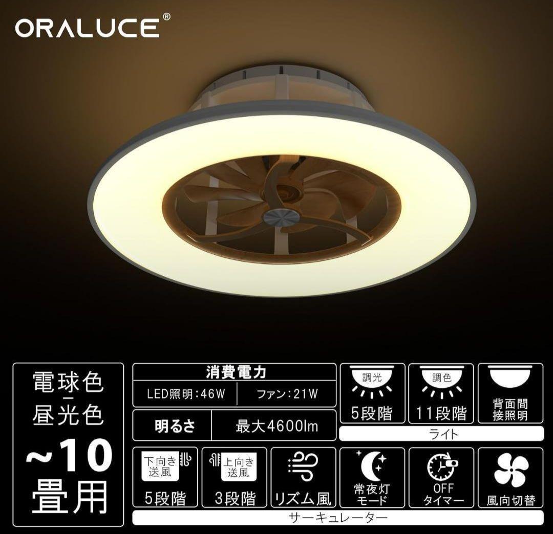 ✨現品限り✨　シーリングファンライト　10畳　ファン付き　LEDシーリングライト
