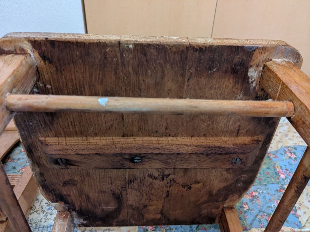 USAアンティーク　木製チャイルドChair　２脚セット　子供椅子セット