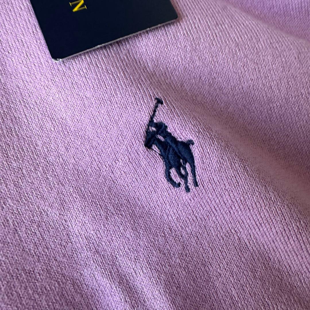 新品未使用 Polo Ralph Lauren ラベンダーカーディガン Mサイズ
