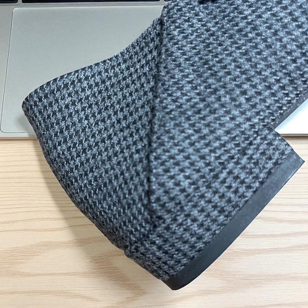 未使用 ルタロン ポインテッド ワンストラップ フラット 千鳥柄 ニット