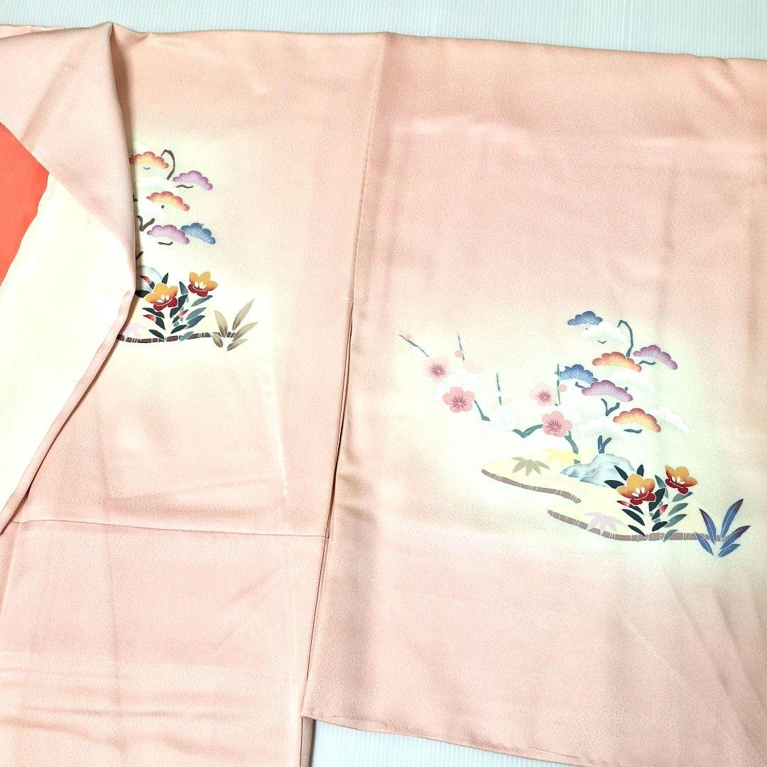 新品 正絹 手描き友禅 訪問着 袷 未使用品