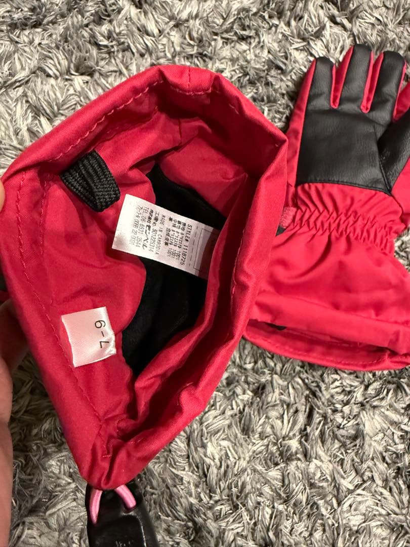 モンベル　mont-bell　スキーウェア上下　110　手袋　7-9