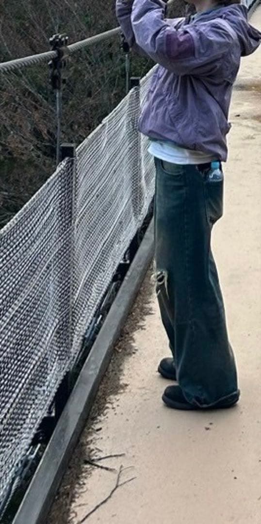 PALACE パープル チェック柄 ナイロンジャケット M