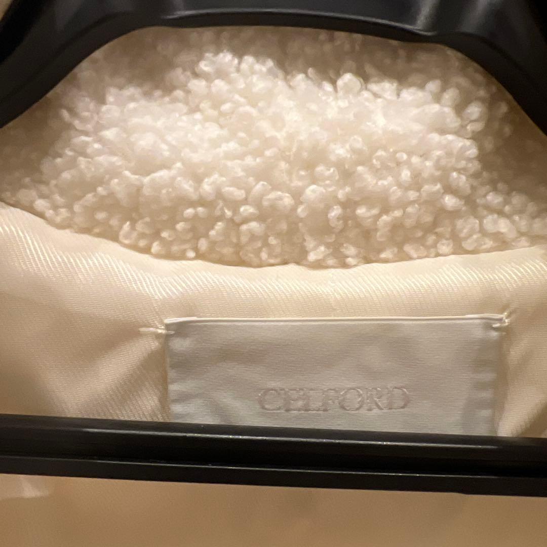 ◤美品◢ CELFORD セルフォード フリースコート ホワイト