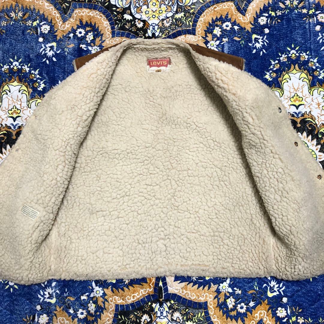 リーバイス　レザーベスト　スウェード　ヴィンテージ