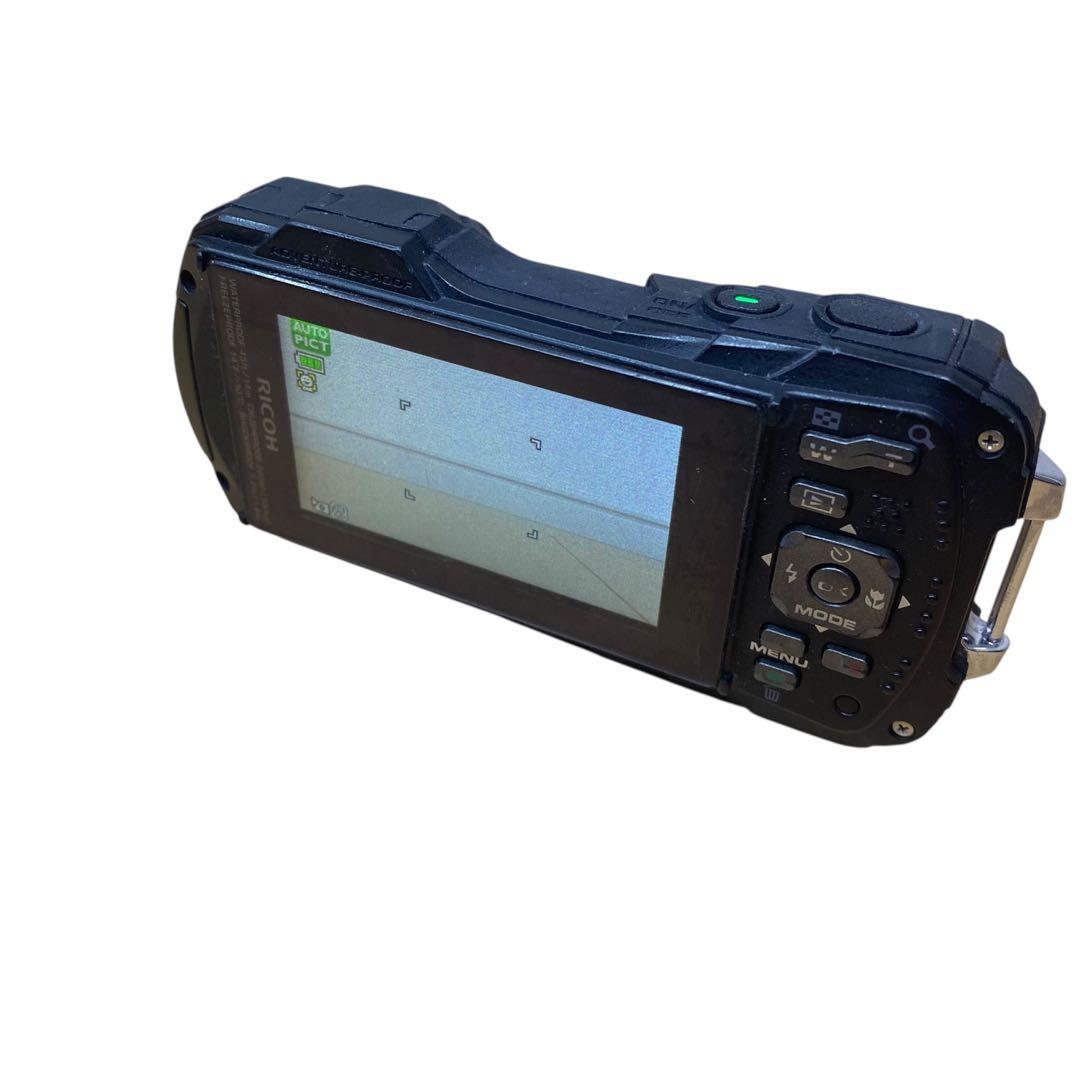 ≪防水カメラ≫RICOH リコー WG-50 防水 ブラック アウトドアに！