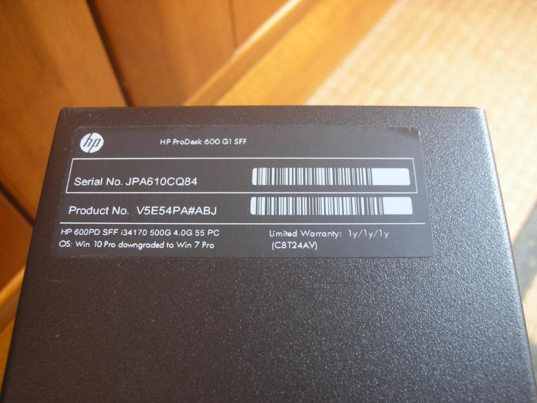 HP ProDesk600 G1 win11 office365インストール済み