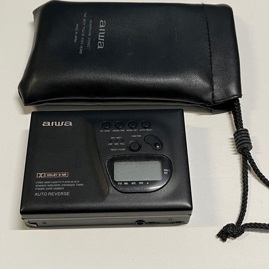 アイワ AIWA HS-RL75 ラジオカセットプレーヤー 通電確認済み