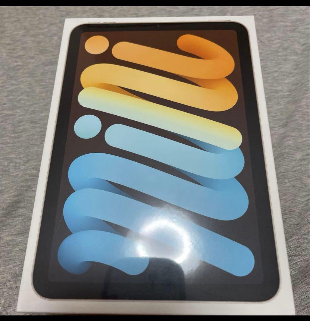 iPad mini 6スターライト64GB wifi＋セルラーモデルです！