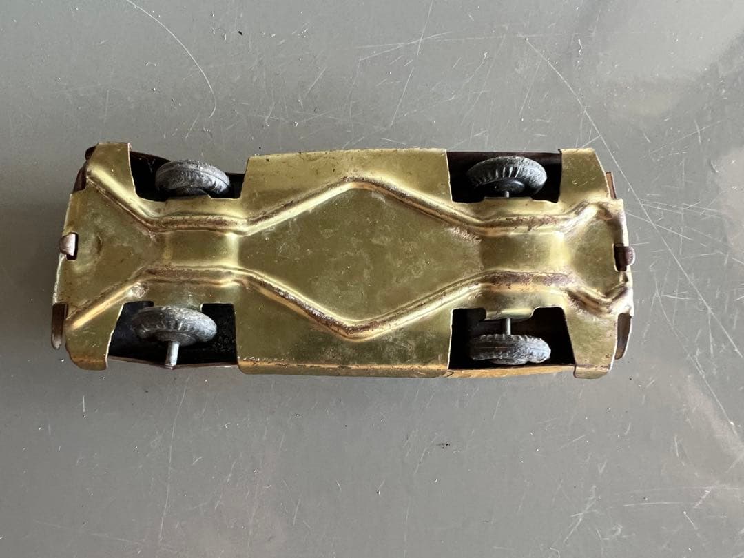 【O-835】ブリキ おもちゃ 車 バイク ポリス ゼンマイ 昭和レトロ