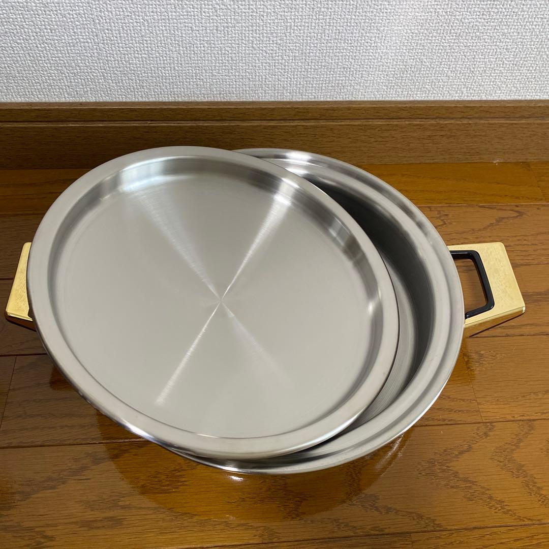 未使用　レインボークッカープレミアム　浅鍋　26cm 3.3L