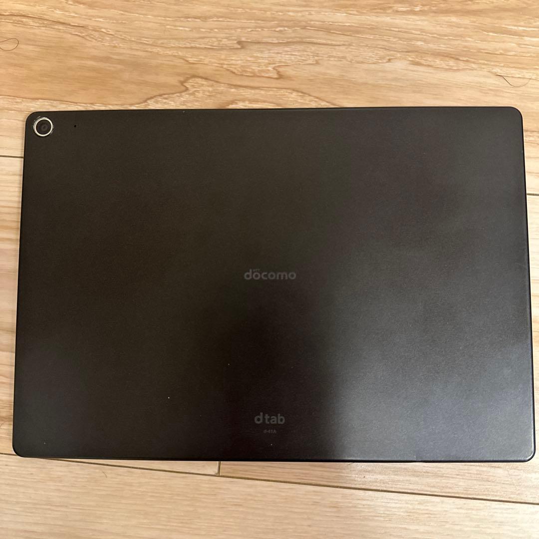 docomo d-41a タブレット 黒 (お風呂で使える完全防水 IPX8)