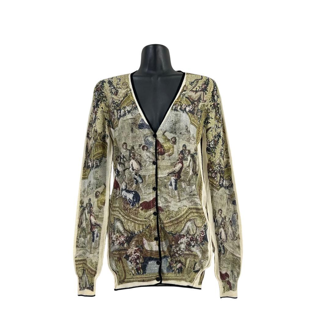 DOLCE&GABBANA 西洋絵画 ニットカーディガン
