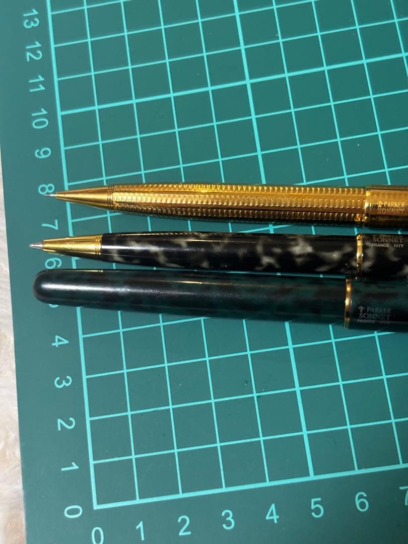 ✨3本セットPARKERソネット万年筆&シャープペンシルセット&ボールペンマダラ