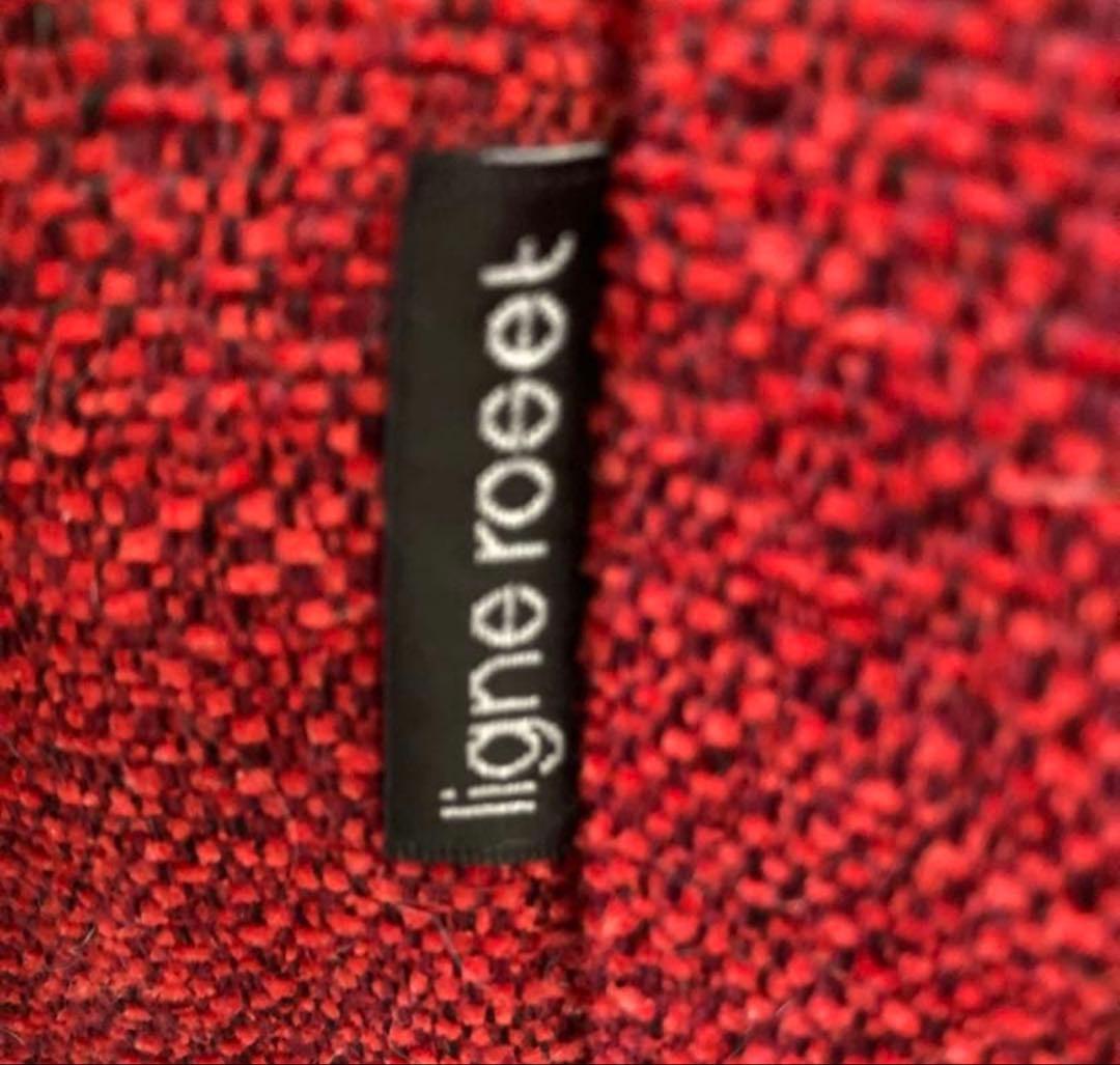 ligne roset トーゴ　2人掛け ラウンジソファ 赤黒