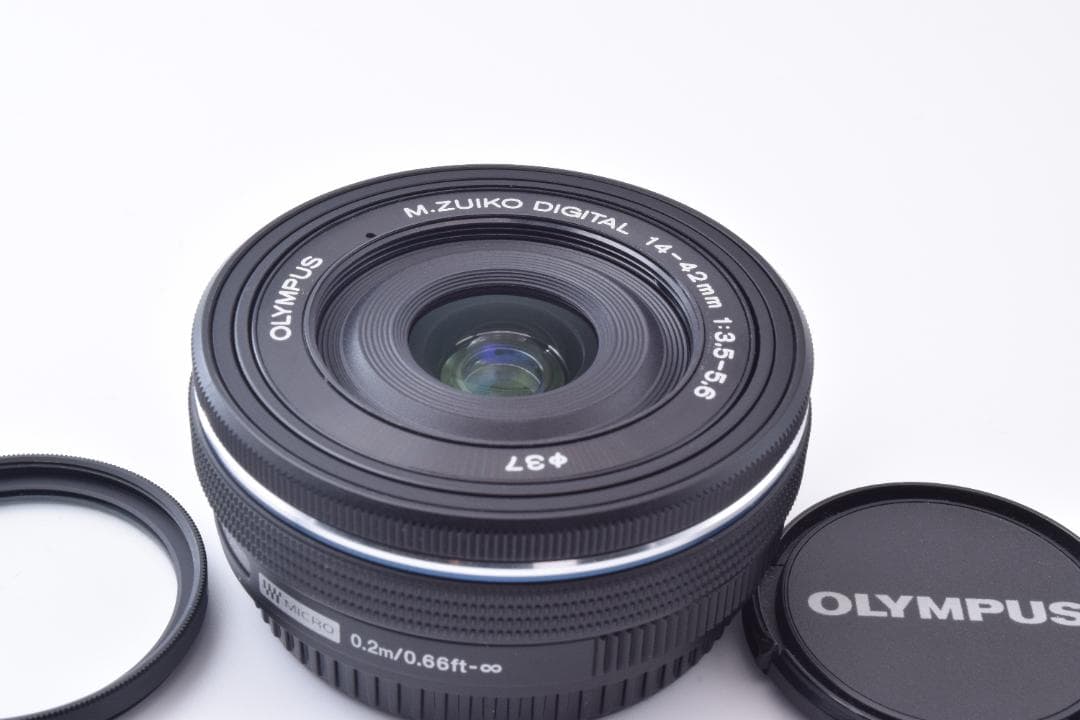 #36b オリンパス 電動パンケーキ ズームレンズ 14-42mm EZ
