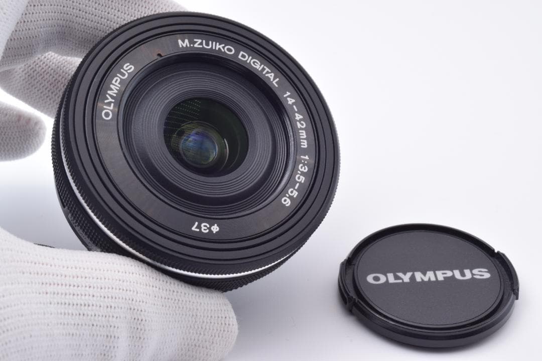 #36b オリンパス 電動パンケーキ ズームレンズ 14-42mm EZ