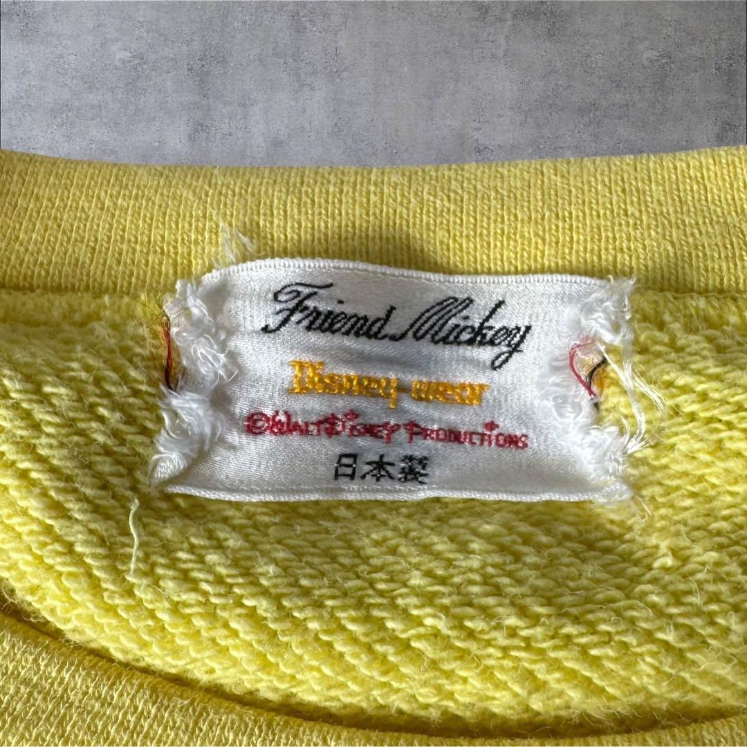 ヴィンテージ 70年代製MICKEY MOUSEミッキーマウス染み込みスウェット