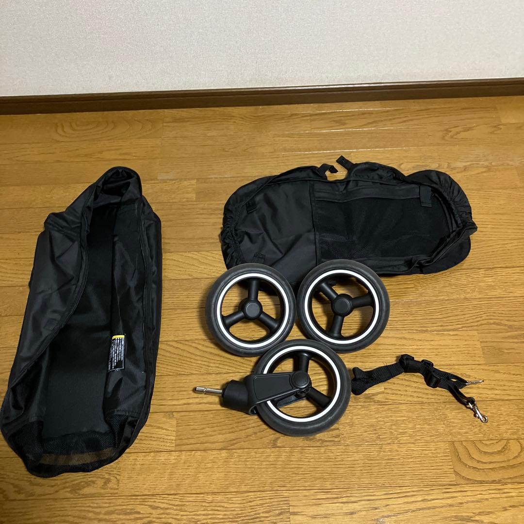 コンビ コムペット ルルテイル キャリー レンティキュラークラウズグレー　カート