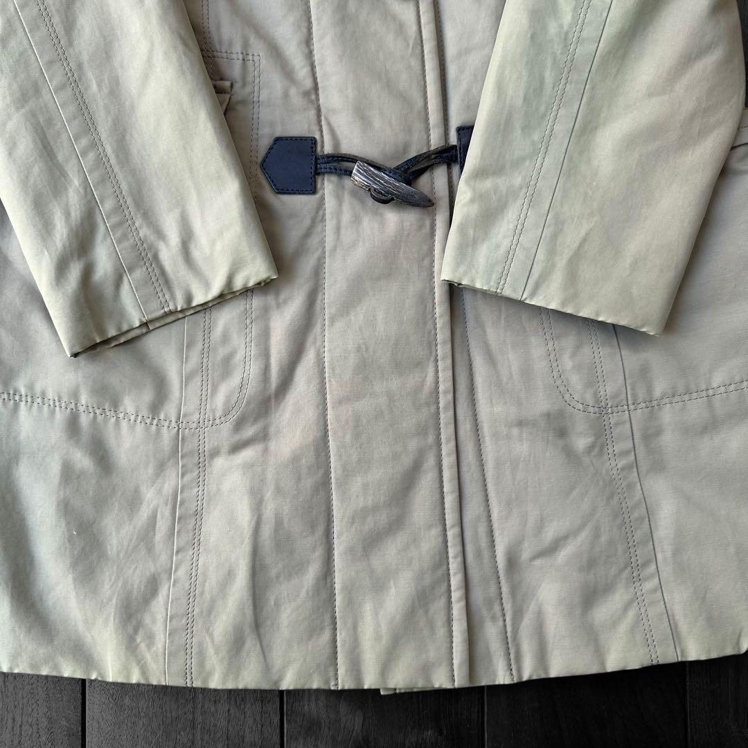 バーバリーブルーレーベル　ラクーンファー　モッズコート　ミリタリーコート