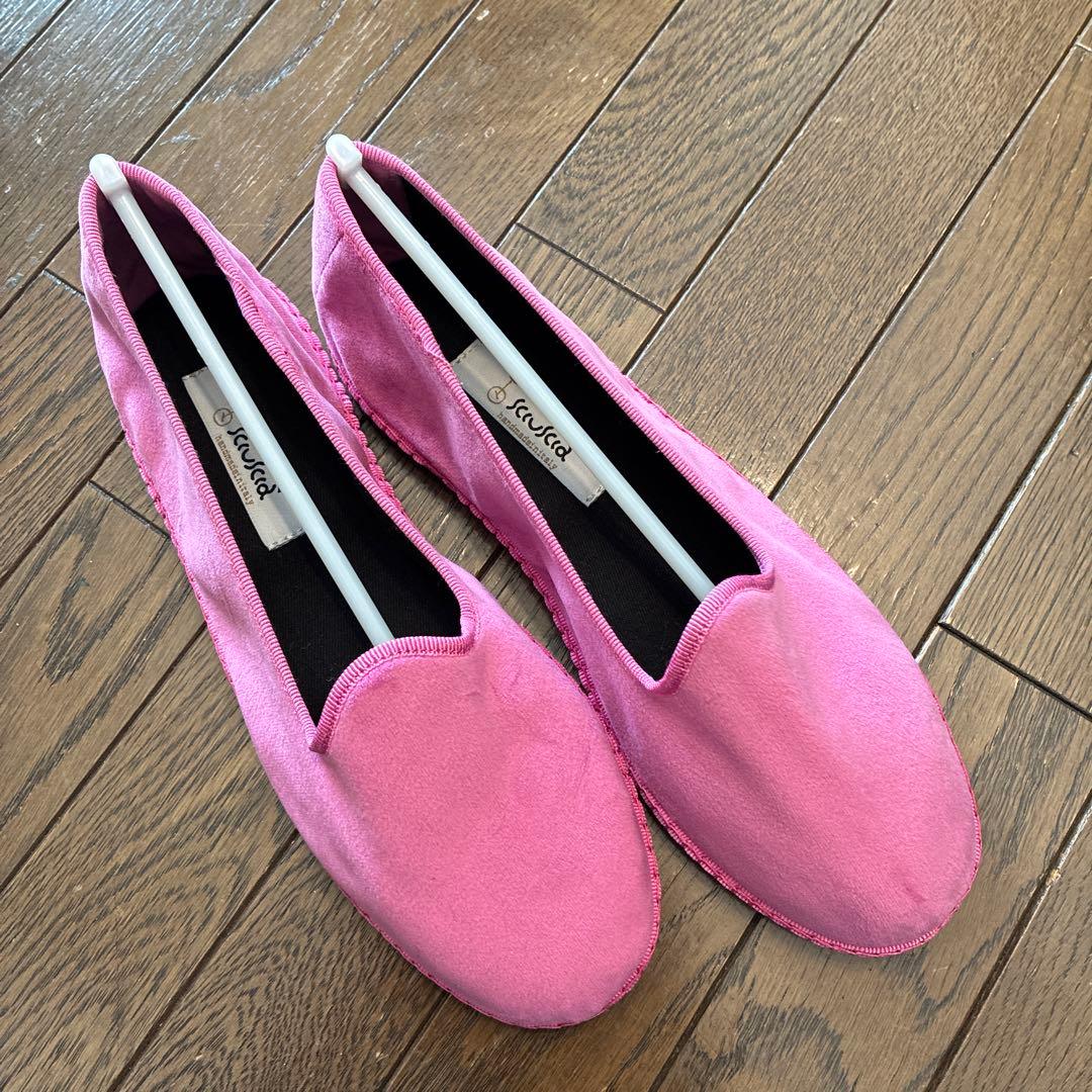 Sciuscia シューシャ　カンフーシューズ　ピンク　38