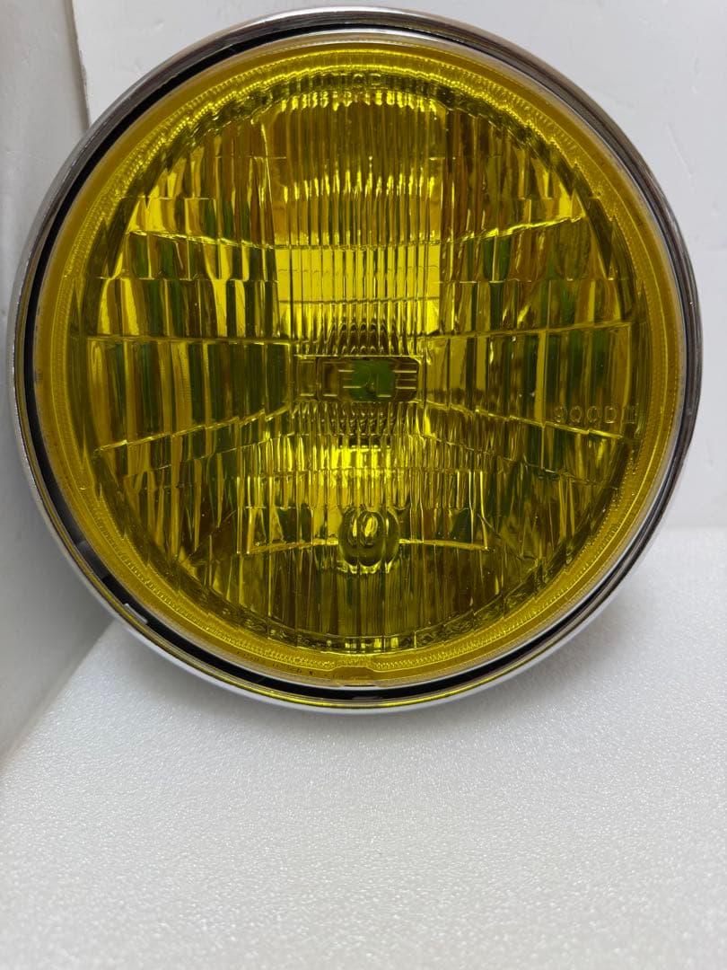 当時物IPF凹みレンズ付きヘッドライトASSY/イエローレンズシビエCIBIE