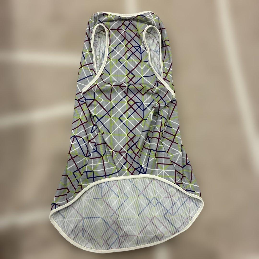 d*9様 ALPHAICON 幾何学模様 犬服　2XL