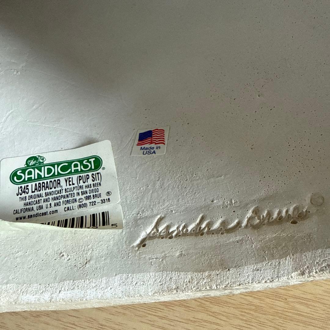 SANDICAST社製 ラブラドールレトリバー 子犬 アメリカ製リアルサイズ陶器