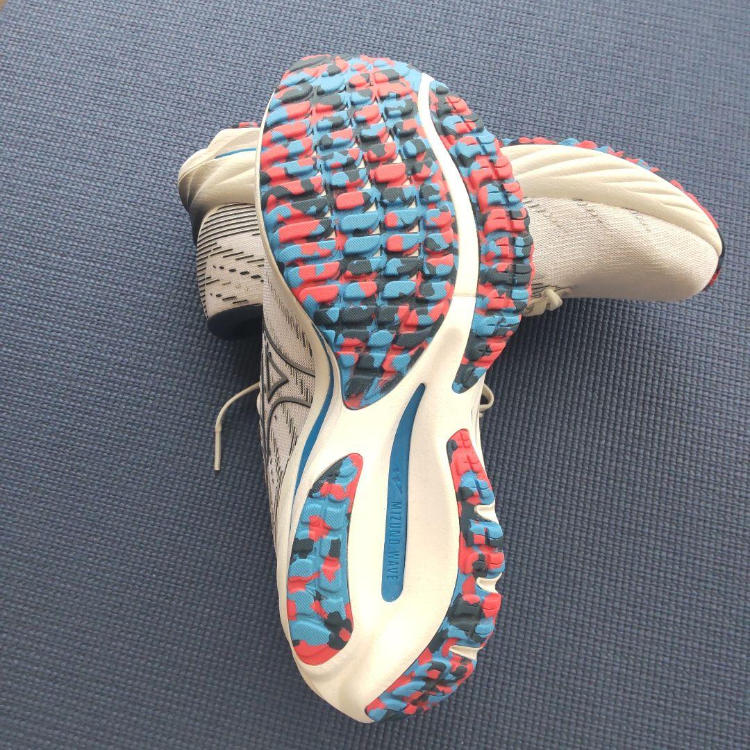 Mizuno ウェブライダー26ホワイト/ネイビー　23.5