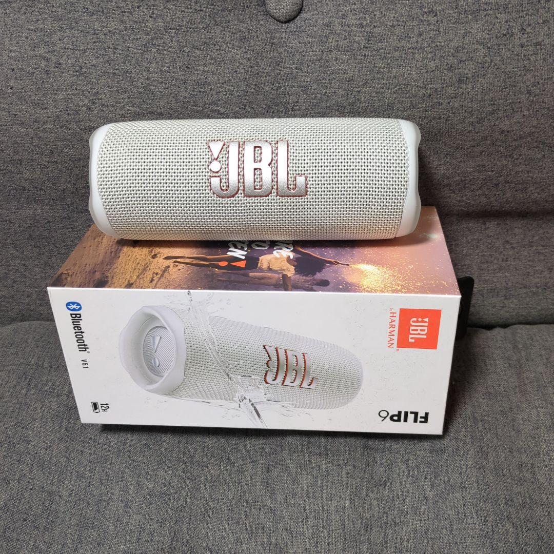 JBL FLIP 6 ホワイト Bluetooth スピーカー