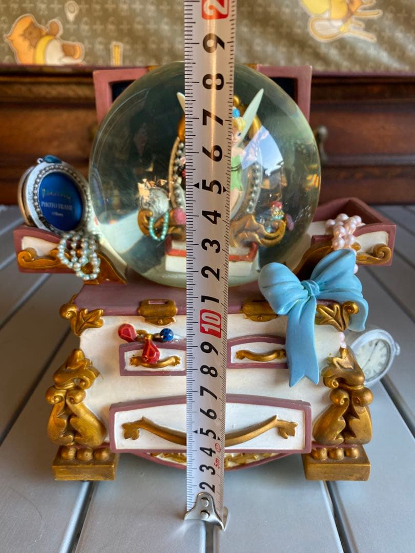 ティンカーベル　スノードーム型オルゴール　ディズニー　オルゴール　スノードーム