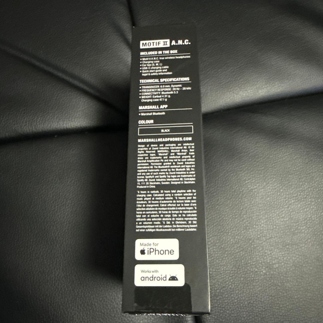 Marshall MOTIF II A.N.C. ワイヤレスイヤホン