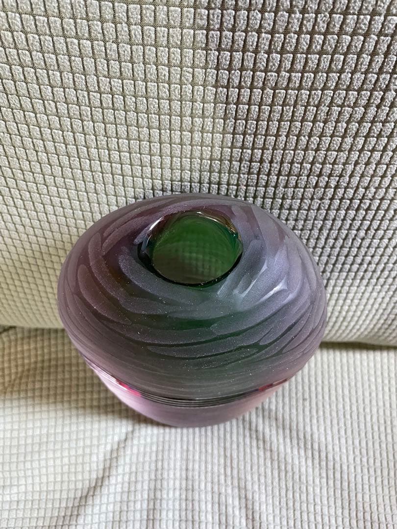 ベネチアガラス　花瓶　置物