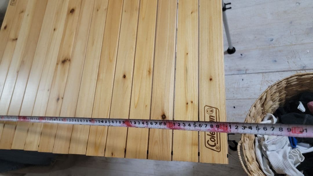 コールマン ナチュラルウッドロールテーブル/90