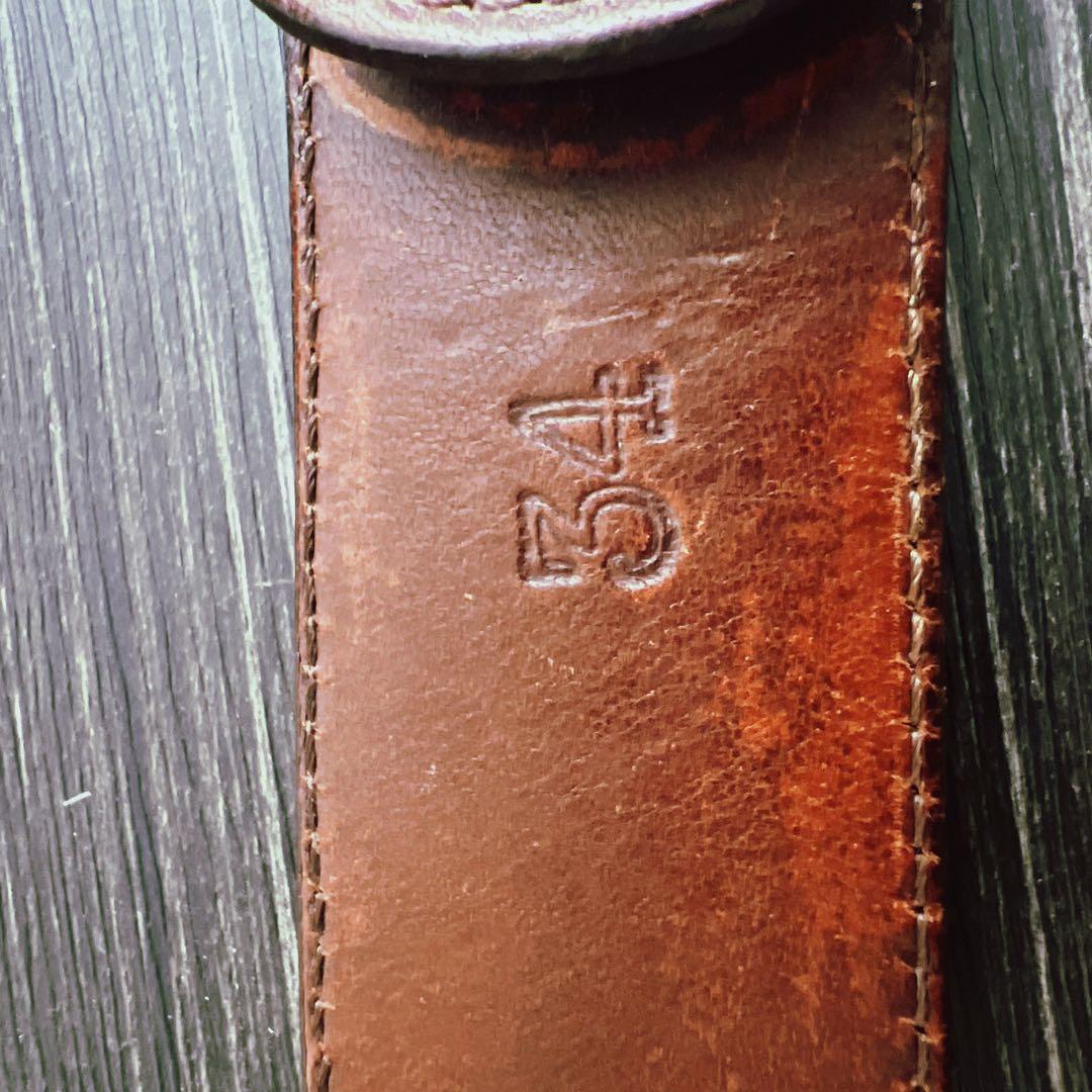 Y クロムハーツ レザーベルト 黒・白・茶